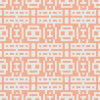 een patroon van pleinen in oranje en wit vector
