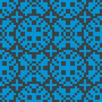 pixel kruisen blauw abstract vector