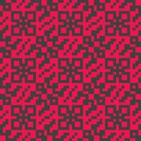 een rood en zwart patroon met pleinen vector
