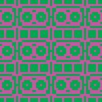 een groen en Purper pixel patroon vector