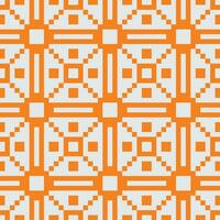 een oranje en wit meetkundig patroon vector
