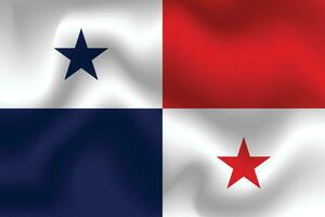 vlak illustratie van Panama vlag. Panama vlag ontwerp. Panama Golf vlag. vector