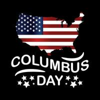 gelukkig Columbus dag t overhemd ontwerp, gelukkig Columbus dag Verenigde Staten van Amerika Amerika ontwerp vector