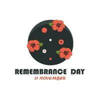 herinnering dag is een gedenkteken dag opgemerkt in Gemenebest lid staten. herinnering dag t overhemd ontwerp, banier, poster, groet, Hoes bladzijde vector