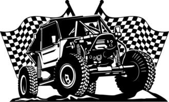 utv offroading sociale club logo ontwerp vector