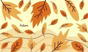 kleurrijke herfstbladeren achtergrond afbeelding vector