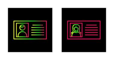 mannetje profiel en vrouw profiel icoon vector