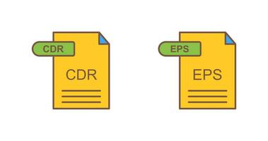 cdr en eps icoon vector