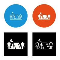 tent vector pictogram