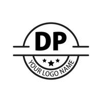 brief dp logo. d p. dp logo ontwerp vector illustratie voor creatief bedrijf, bedrijf, industrie. pro vector