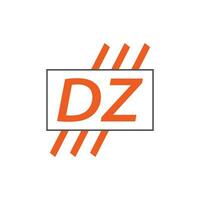 brief dz logo. d z. dz logo ontwerp vector illustratie voor creatief bedrijf, bedrijf, industrie. pro vector