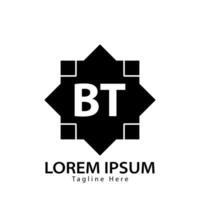 brief bt logo. b t. bt logo ontwerp vector illustratie voor creatief bedrijf, bedrijf, industrie