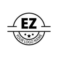 brief ez logo. e z. ez logo ontwerp vector illustratie voor creatief bedrijf, bedrijf, industrie. pro vector