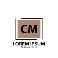 brief cm logo. c m. cm logo ontwerp vector illustratie voor creatief bedrijf, bedrijf, industrie. pro vector