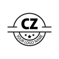 brief cz logo. c z. cz logo ontwerp vector illustratie voor creatief bedrijf, bedrijf, industrie. pro vector