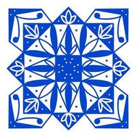 Marokkaanse geometrische interieur patchwork. azulejo marokkaans behang vector