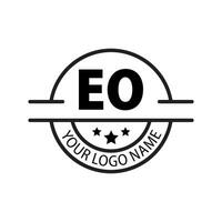 brief eo logo. e O. eo logo ontwerp vector illustratie voor creatief bedrijf, bedrijf, industrie. pro vector