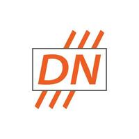 brief dn logo. d n. dn logo ontwerp vector illustratie voor creatief bedrijf, bedrijf, industrie. pro vector