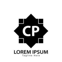 brief cp logo. c p. cp logo ontwerp vector illustratie voor creatief bedrijf, bedrijf, industrie. pro vector