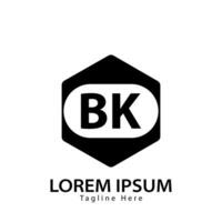 brief bk logo. b k. bk logo ontwerp vector illustratie voor creatief bedrijf, bedrijf, industrie. pro vector