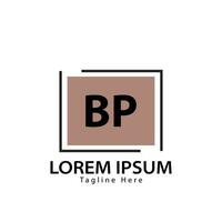 brief bp logo. b p. bp logo ontwerp vector illustratie voor creatief bedrijf, bedrijf, industrie