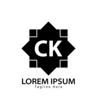 brief ck logo. c k. ck logo ontwerp vector illustratie voor creatief bedrijf, bedrijf, industrie. pro vector