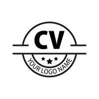 brief CV logo. c v. CV logo ontwerp vector illustratie voor creatief bedrijf, bedrijf, industrie. pro vector