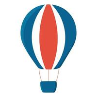aerostaat heet lucht ballon Frankrijk vlag vlieg vector