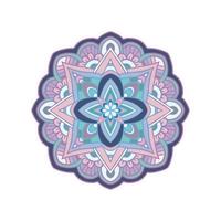 bloemenmandala. arabisch, indiase, turks, pakistan, chinees, vector