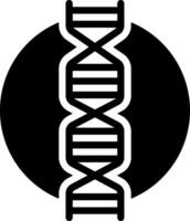 solide icoon voor dna vector