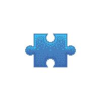 puzzel logo icoon vector