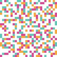 glitch lawaai pixel patroon of achtergrond vector