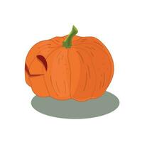 pompoen voor halloween. vector