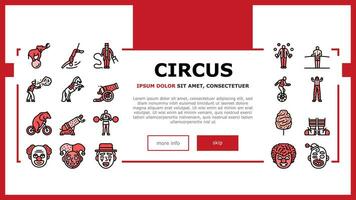 circus carnaval wijnoogst tonen landen hoofd vector