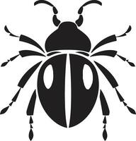 vorstelijk kever embleem insect leiderschap symbool vector