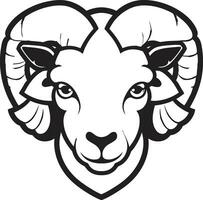 grafisch zwart schapen middernacht elegantie vector kunstenaarstalent onyx schapen- majesteit