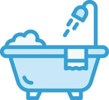 badkuip vector pictogram ontwerp illustratie
