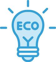 eco licht vector pictogram ontwerp illustratie