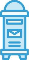 mailbox vector pictogram ontwerp illustratie