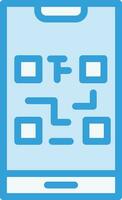 qr code vector pictogram ontwerp illustratie