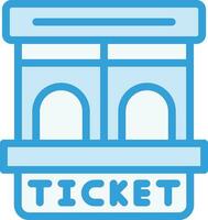 ticket venster vector pictogram ontwerp illustratie