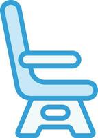 stoel vector pictogram ontwerp illustratie