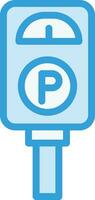 parkeermeter vector pictogram ontwerp illustratie