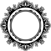 cirkel ornament kader vector