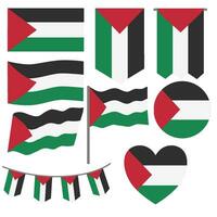 Palestijnse vlag illustratie vector