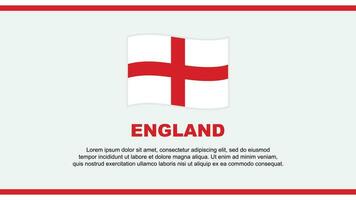 Engeland vlag abstract achtergrond ontwerp sjabloon. Engeland onafhankelijkheid dag banier sociaal media vector illustratie. Engeland ontwerp