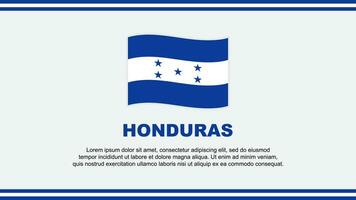 Honduras vlag abstract achtergrond ontwerp sjabloon. Honduras onafhankelijkheid dag banier sociaal media vector illustratie. ontwerp