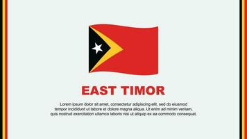 oosten- Timor vlag abstract achtergrond ontwerp sjabloon. oosten- Timor onafhankelijkheid dag banier sociaal media vector illustratie. oosten- Timor tekenfilm