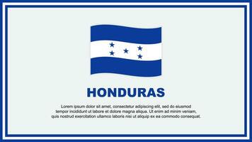 Honduras vlag abstract achtergrond ontwerp sjabloon. Honduras onafhankelijkheid dag banier sociaal media vector illustratie. banier