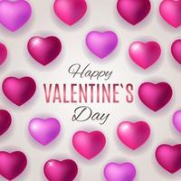 Valentijnsdag liefde en gevoelens achtergrondontwerp. vector